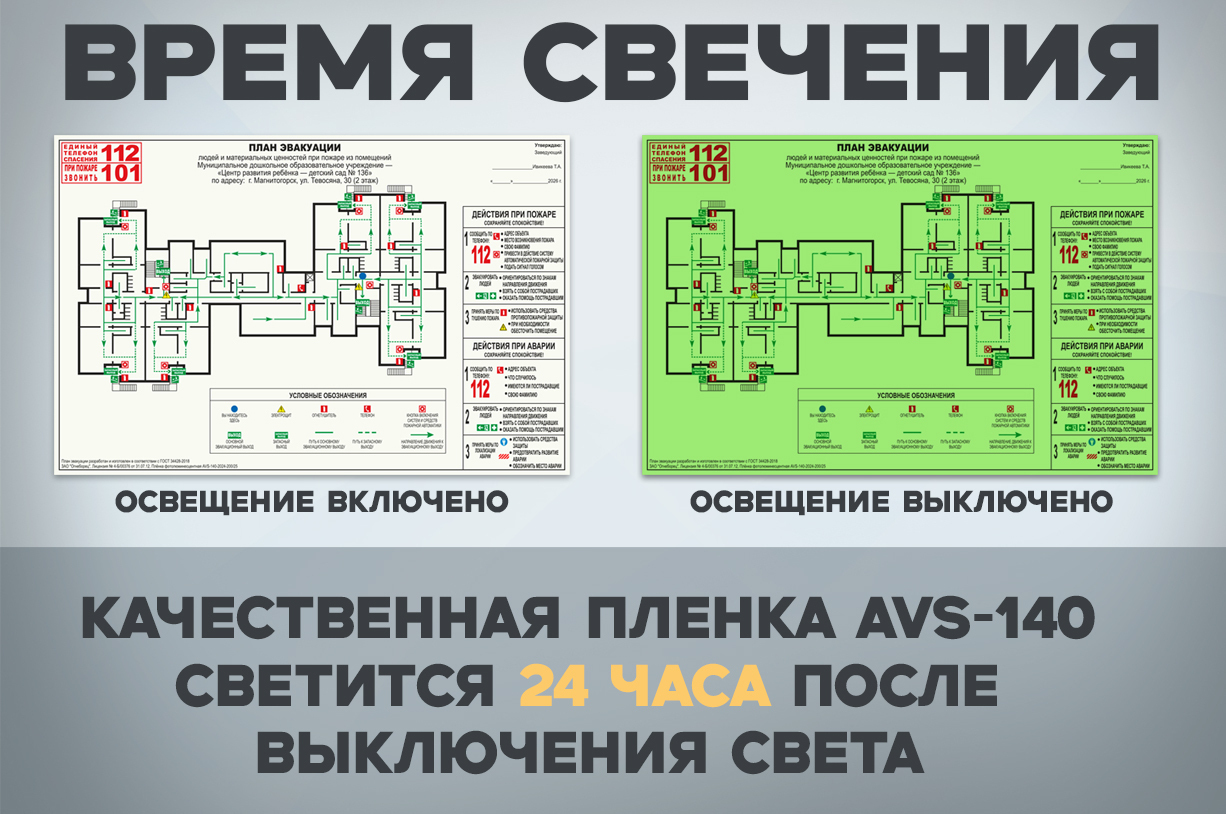 План эвакуации